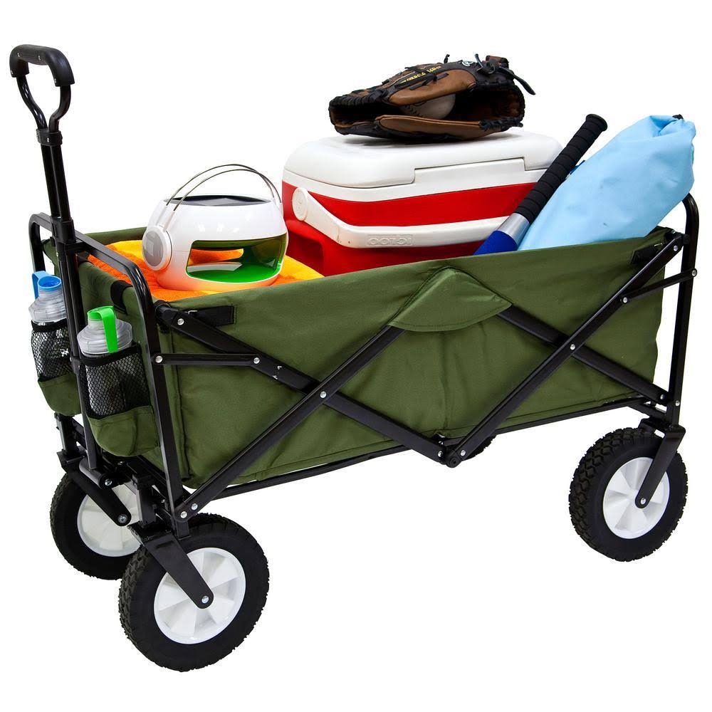Collapsible Steel Frame Utility Wagon Cart (2 Pack) Y350