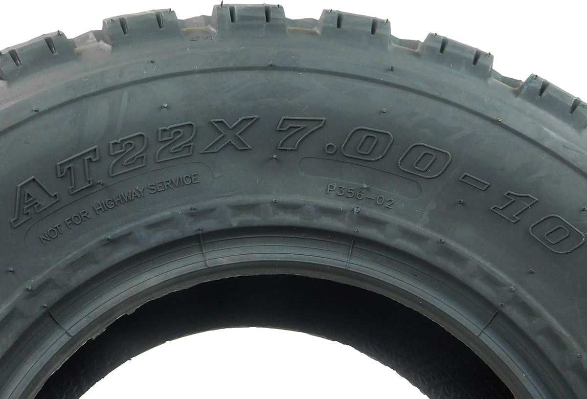 22X7-10 4 Ply ATV Sport Quad Tire Pack of 2 Y43240