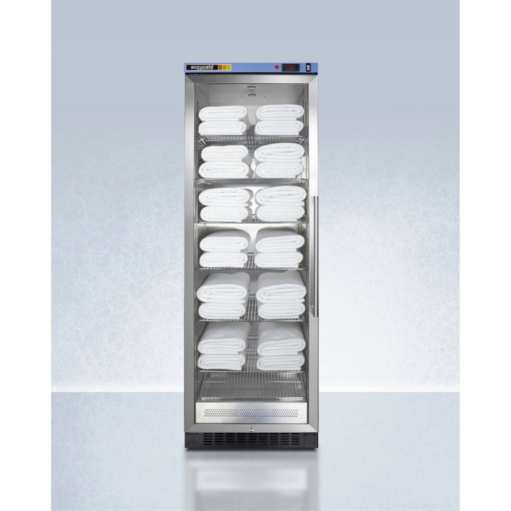 Blanket Warmer with Glass Door, Stainless Steel Interior, Digital Thermostat, Lock H1937
