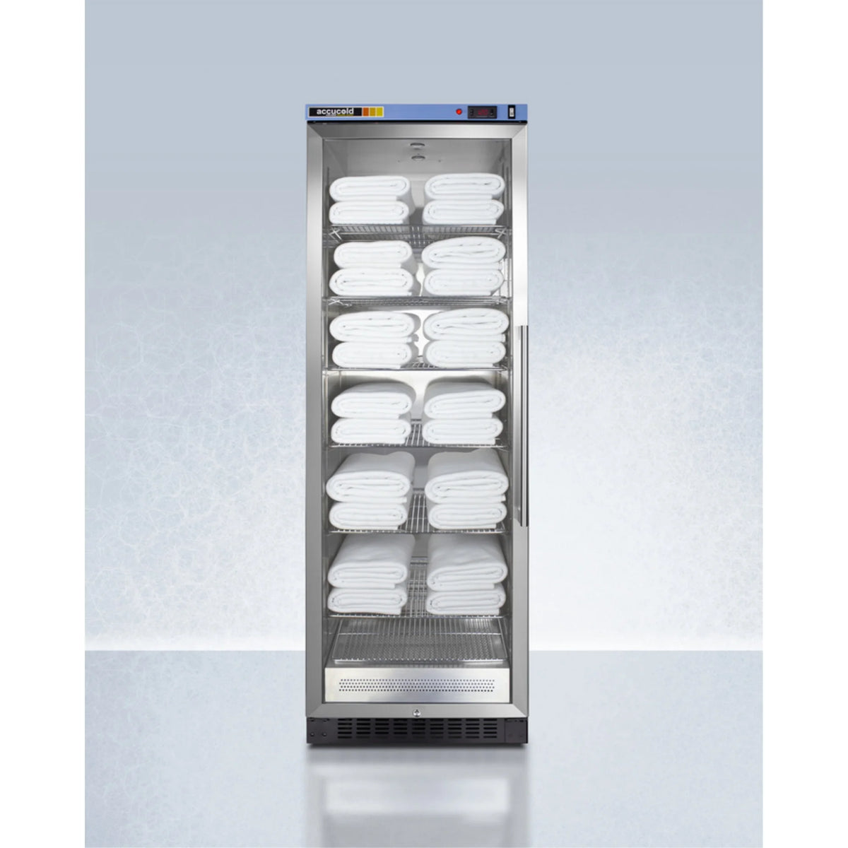 Blanket Warmer with Glass Door, Stainless Steel Interior, Digital Thermostat, Lock H1937