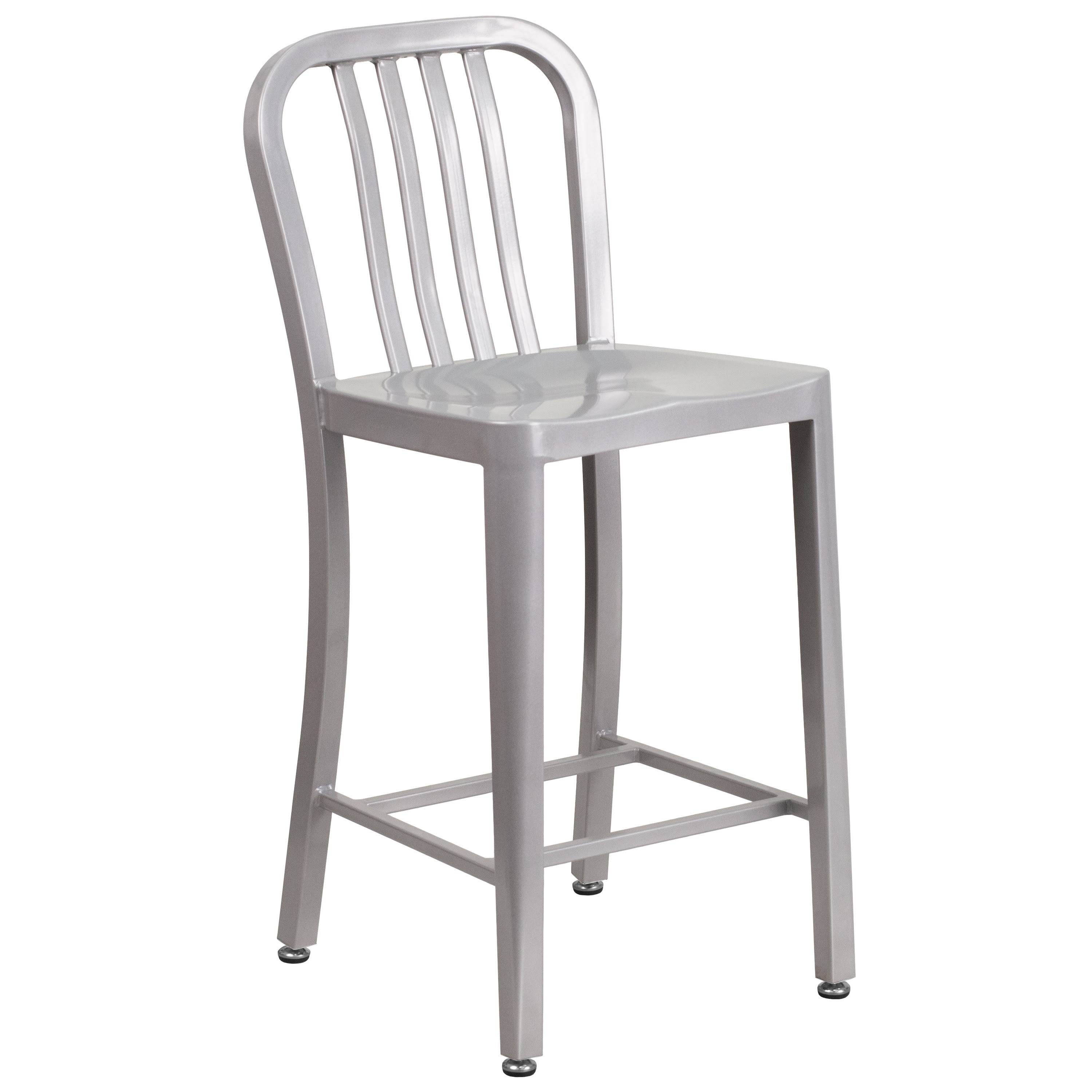 Red Metal Counterstool L58306