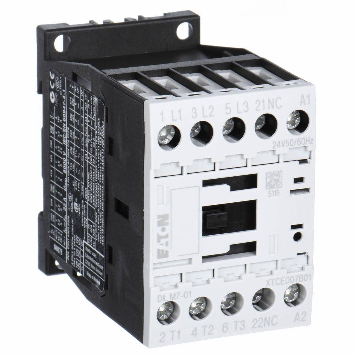 Magnetic Contactor, 3 Poles, Reversing, 18 A M24430