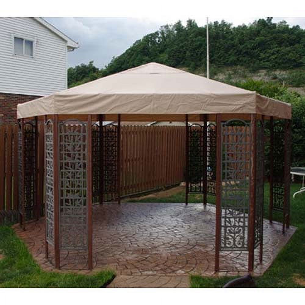 Replacement Canopy Top for Hexagon Gazebo D413