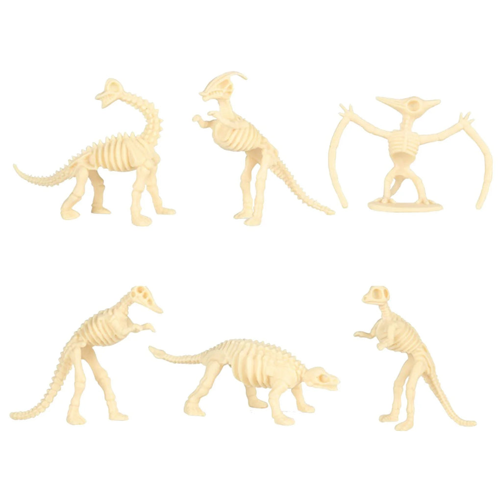 Colorful Simulation Dinosaur Fossil Model Ornaments E614590