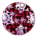 Red Plaid Transparent Snow Tube - 48" S9031