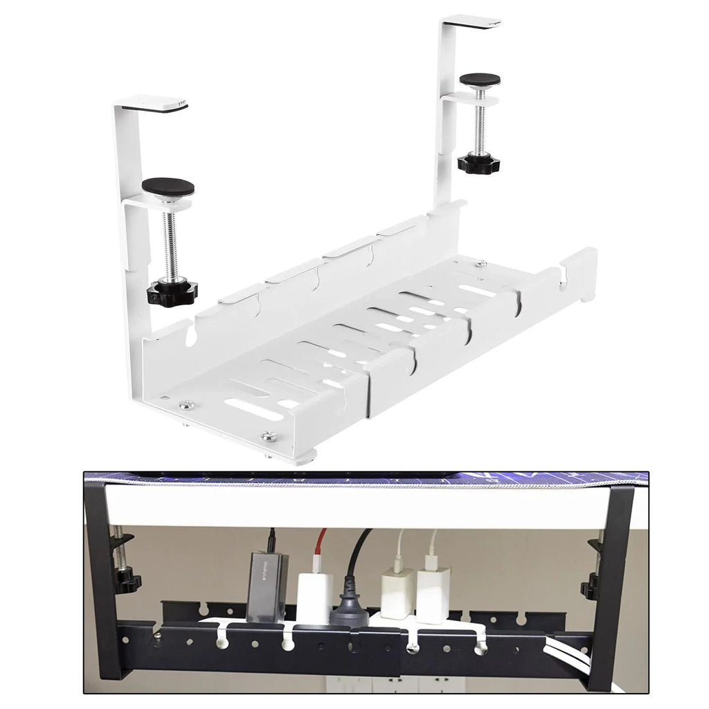 White Iron Cable Management Tray M794