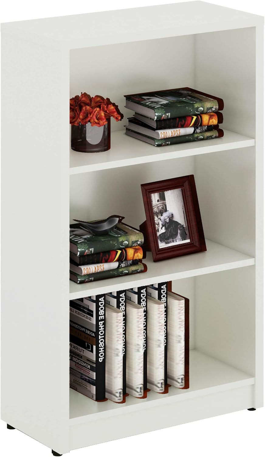 Cherry Wood 3 Shelf Bookcase Z9255