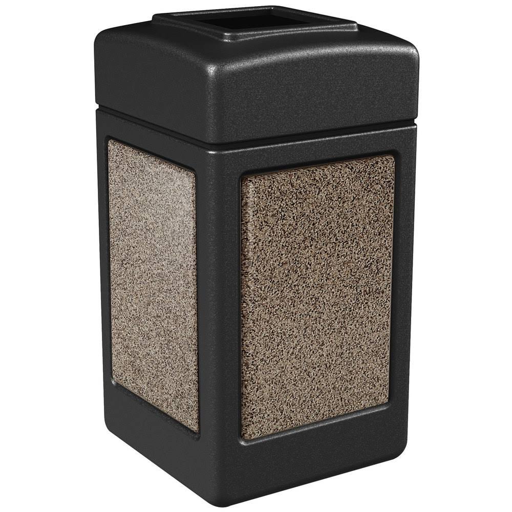 Black 42 Gallon Trash Can P98757