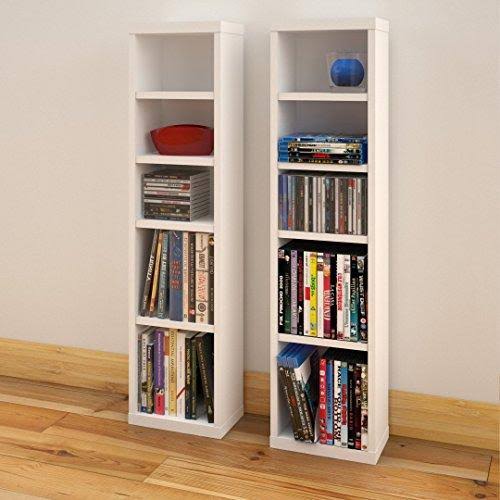 White CD/DVD Towers (2) P523