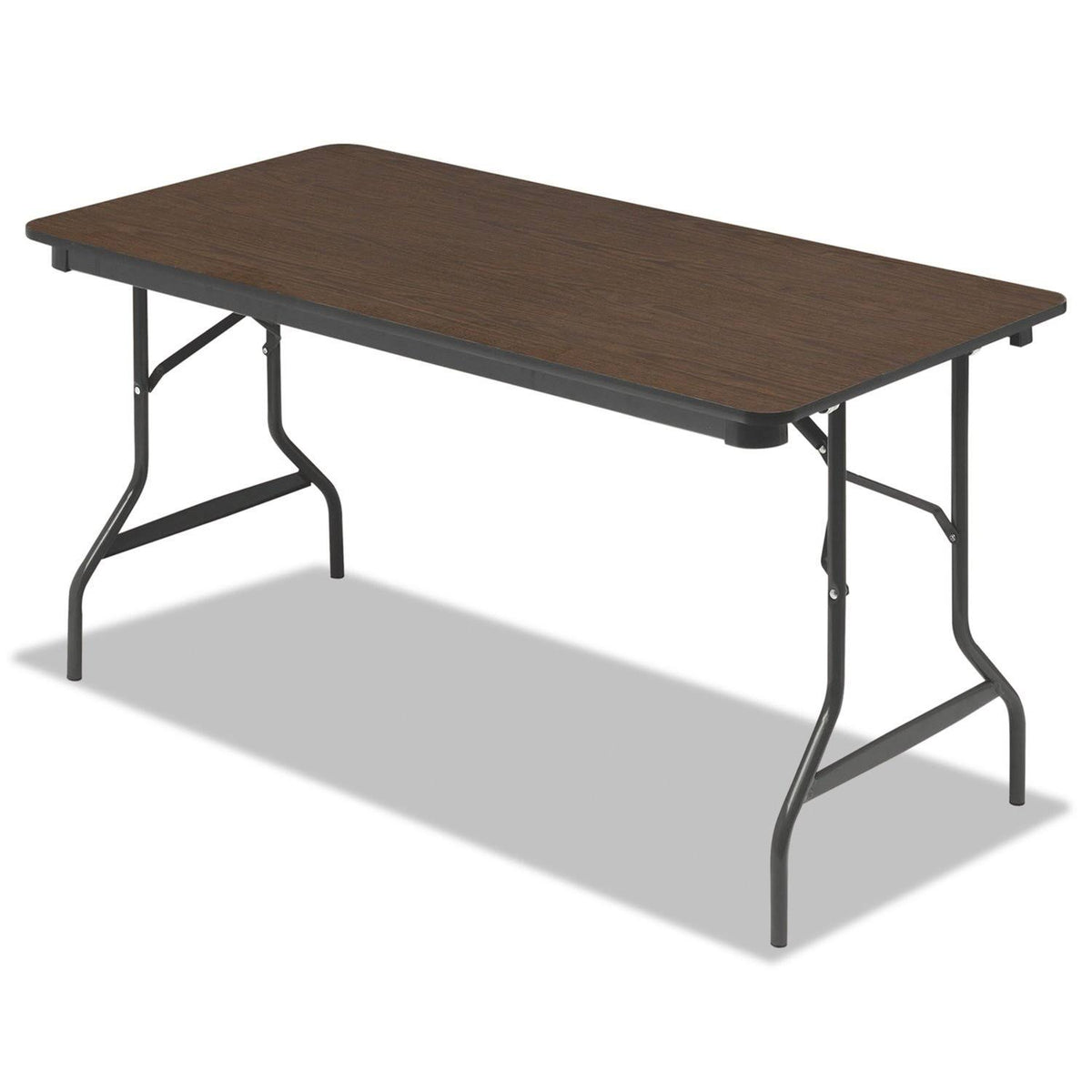 Walnut Wood Laminate Folding Table N67898