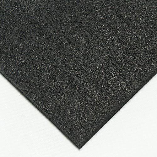 Recycled Rubber 60A Black 5mm x 48 in W x 264 in Q8012