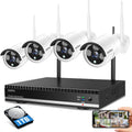 8CH 4Pcs 1080P Night Vision Security Camera System with 1TB Hard Drive G19284