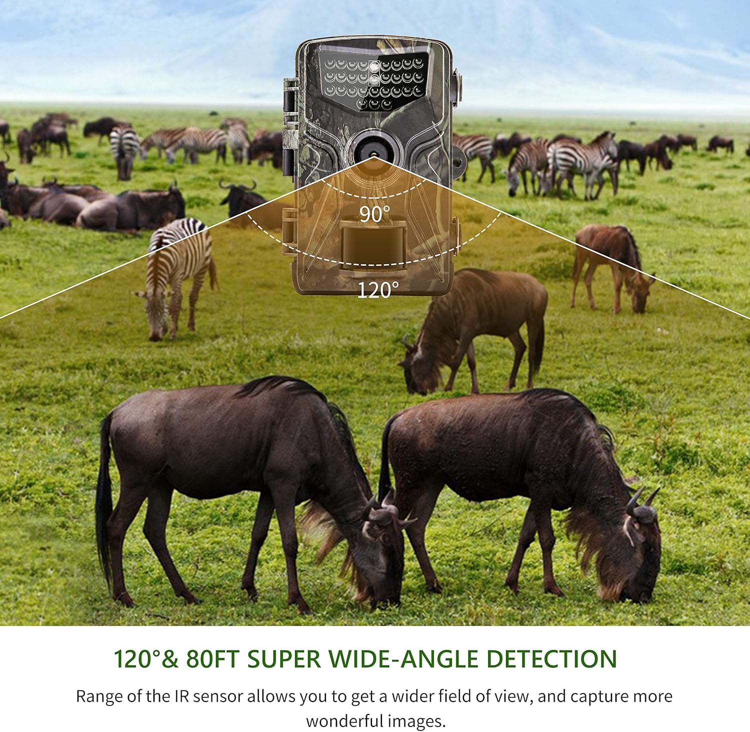 1520P 36MP Waterproof Game Camera with Night Vision Motion Activated, Pack of 2 A307737