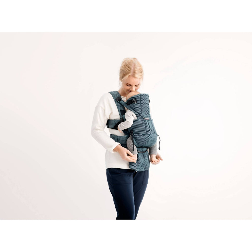 Sage Green 3D Mesh Baby Carrier N493