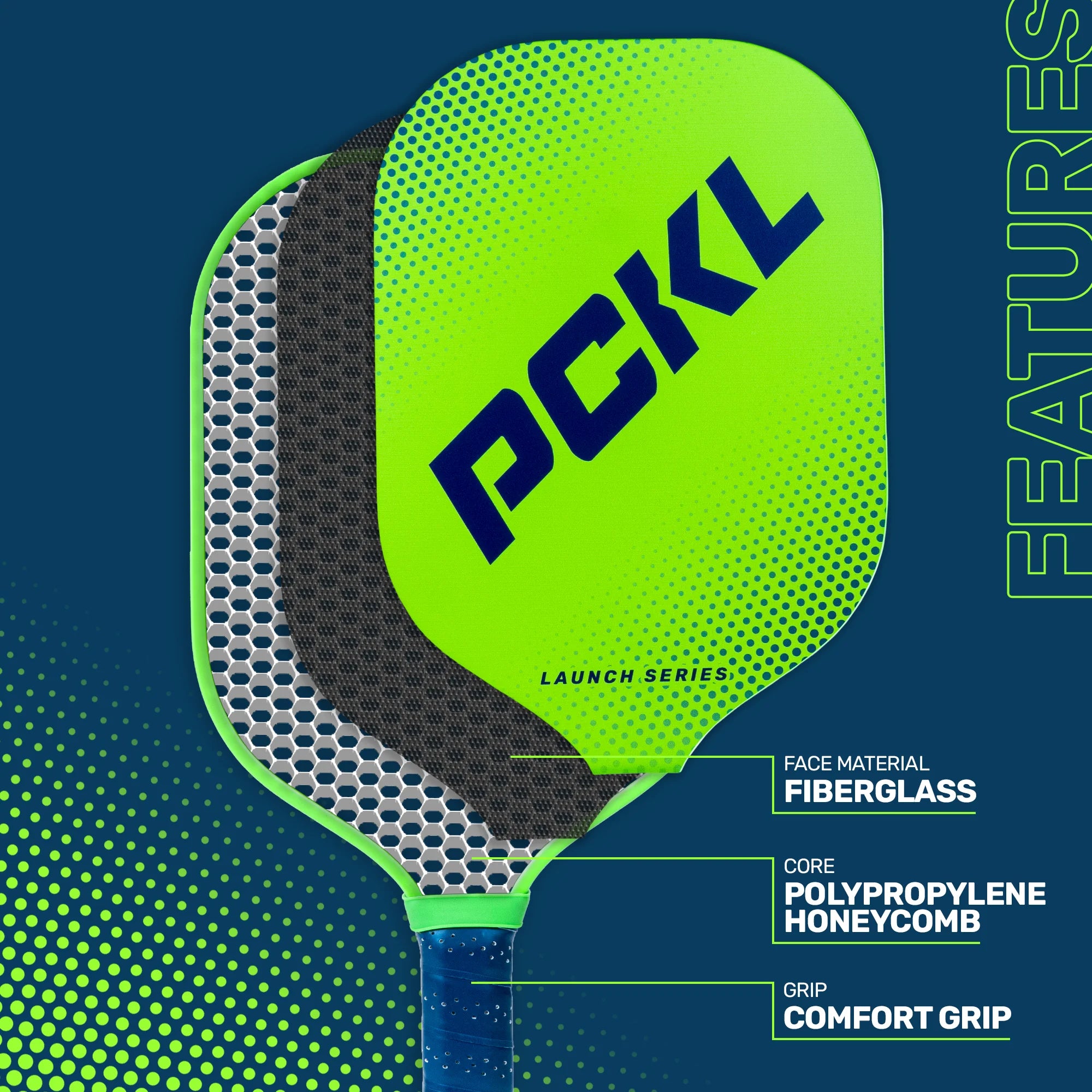 Fiberglass Pickleball Paddle Racket K841745
