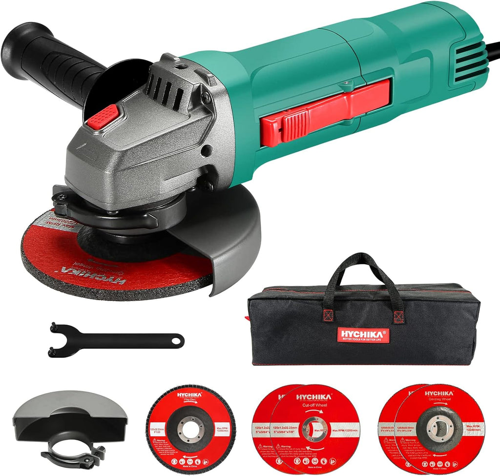 4-1/2inch 7.5A Angle Grinder with 2 Wheel Guard, 5 Wheel Disc, Pack of 2 A255