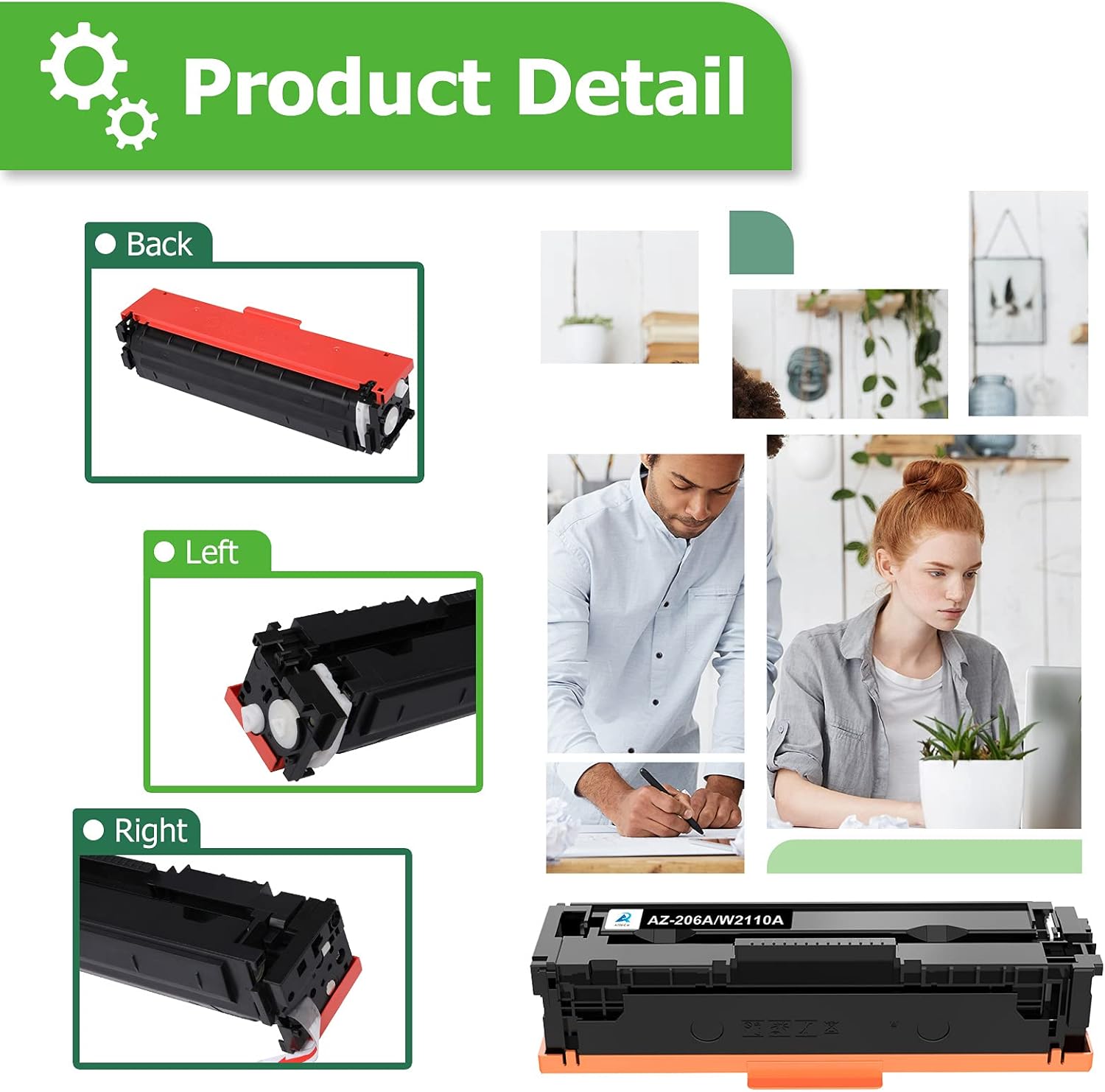 Toner Cartridge 4-Pack Black Cyan Yellow Magenta K555155