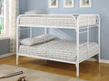 White Full Over Full Bunk Bed M3292