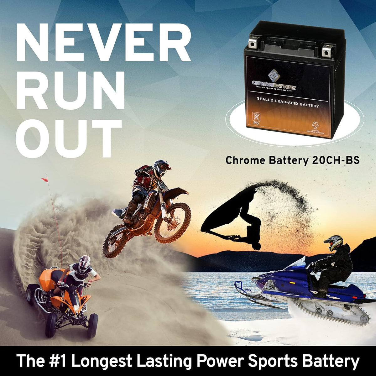 Rechargeable Motorcycle Battery H73548