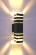 Dusk to Dawn Sensor Outdoor Wall Sconce Die-Casting Aluminum Waterproof Wall Mount Light Fixture I9293