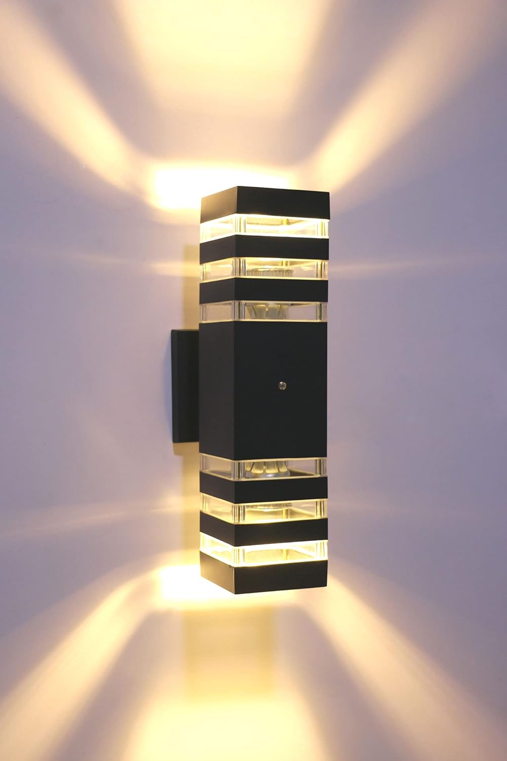 Dusk to Dawn Sensor Outdoor Wall Sconce Die-Casting Aluminum Waterproof Wall Mount Light Fixture I9293