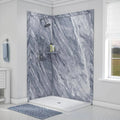 7-Piece Adhesive Corner Shower Wall Surround V318