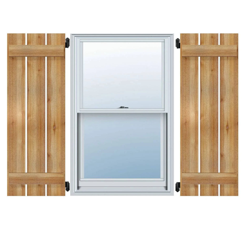 Rough Sawn Board-n-Batten Shutters C67489
