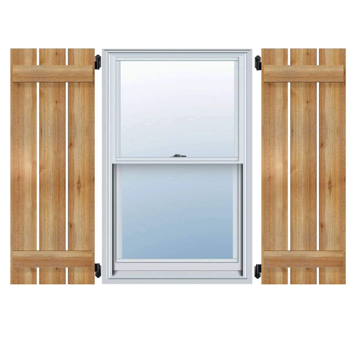 Rough Sawn Board-n-Batten Shutters C67489