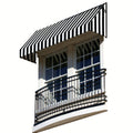 6.38 ft. Wide Window/Entry Awning Black/White U557