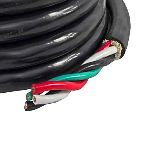25-ft 50-Amp Extension Power Cord L14-50P to Bare Cut Live Wire 10 AWG 4-prong Plug 125/250V V7924