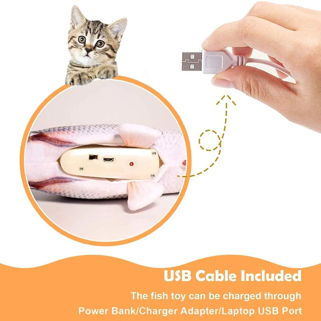 Electric Flopping Fish Cat Toy K616