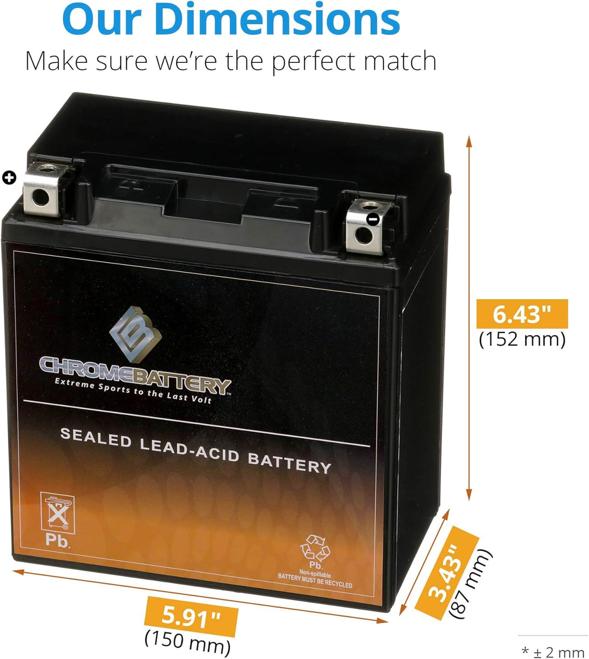Rechargeable Motorcycle Battery H73548