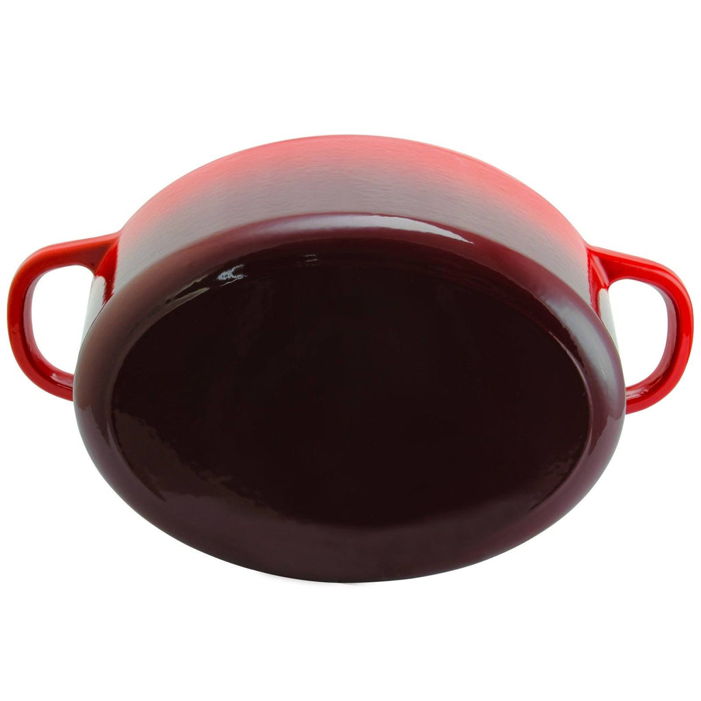 7 qt Oval Cast Iron Dutch Oven P823
