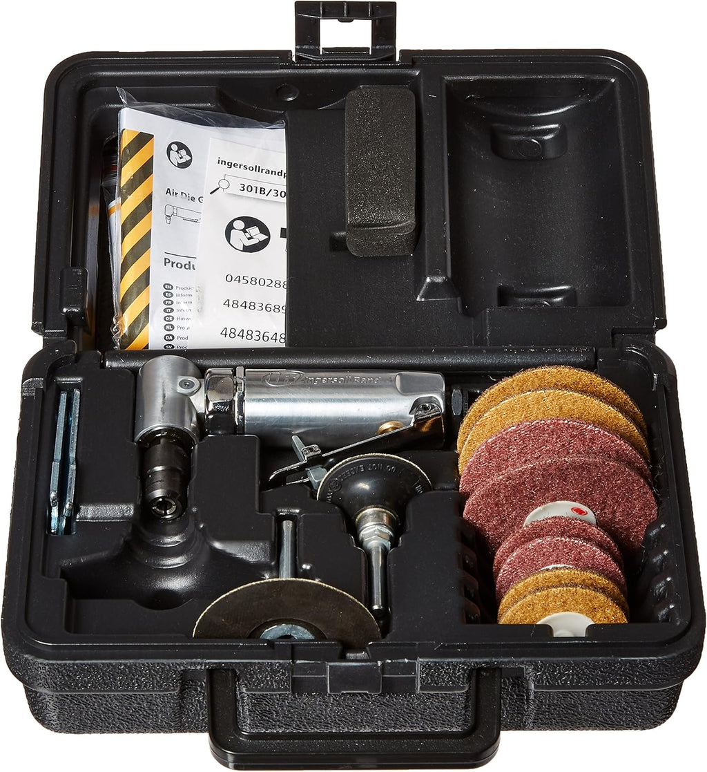 1/4-Inch Angle Die Grinder Kit, 21,000 rpm O10986