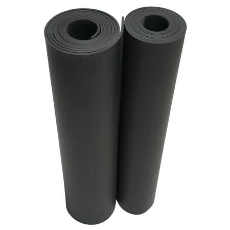 Recycled Rubber 60A Black 5mm x 48 in W x 264 in Q8012