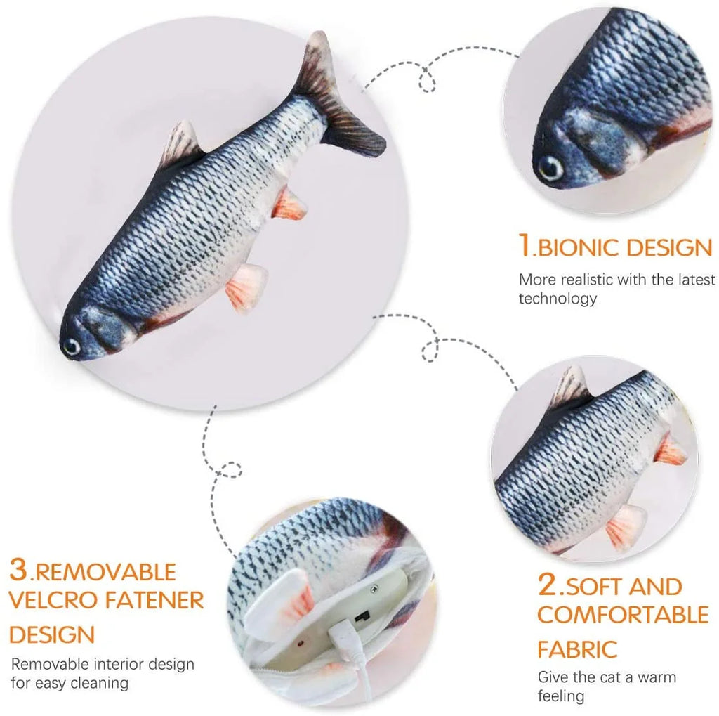 Electric Flopping Fish Cat Toy K616