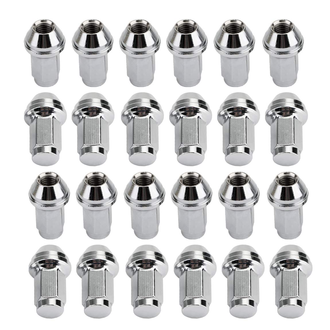 Chrome Wheel Lug Nuts 24 Pcs C873832