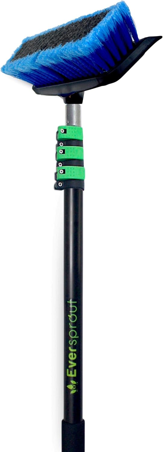 7-to-24 Foot Scrub Brush with Rubber Bumper W9563