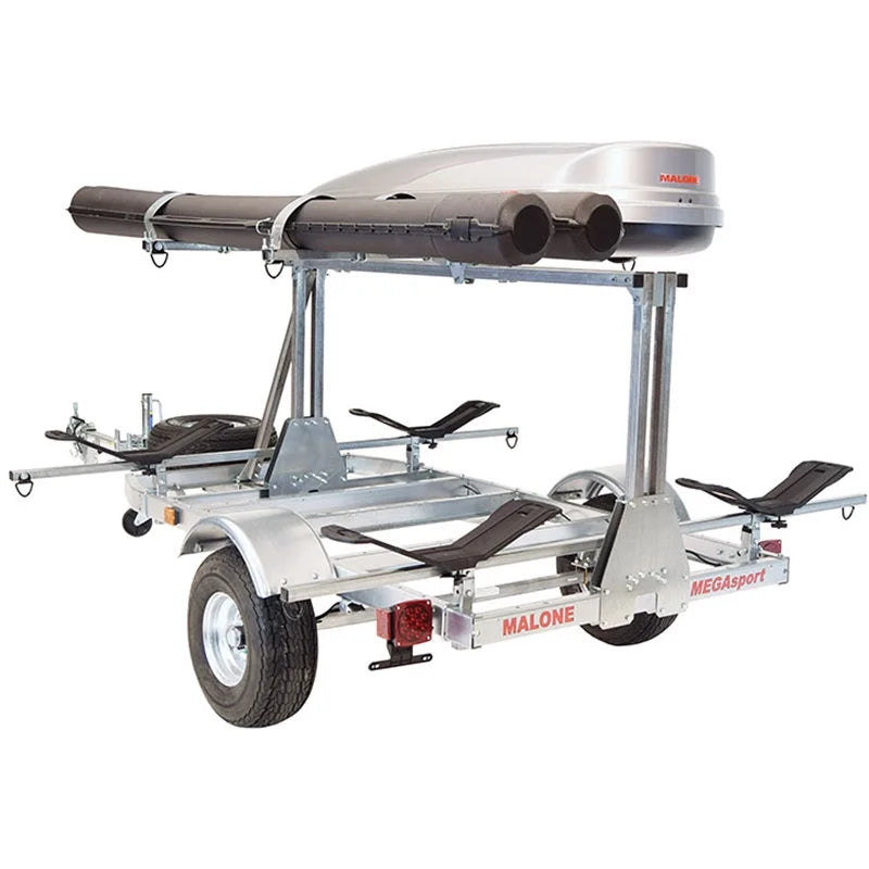 Low Bed Trailer package with Spare, MegaWings, Cargo Box, Rod Tubes X9488
