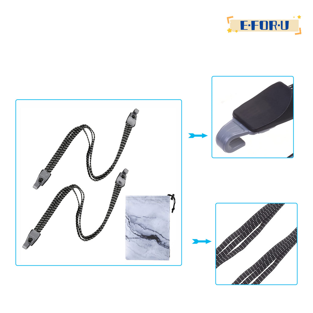 2 Pcs Elastic Motorcycle Bike Luggage Strap N2732