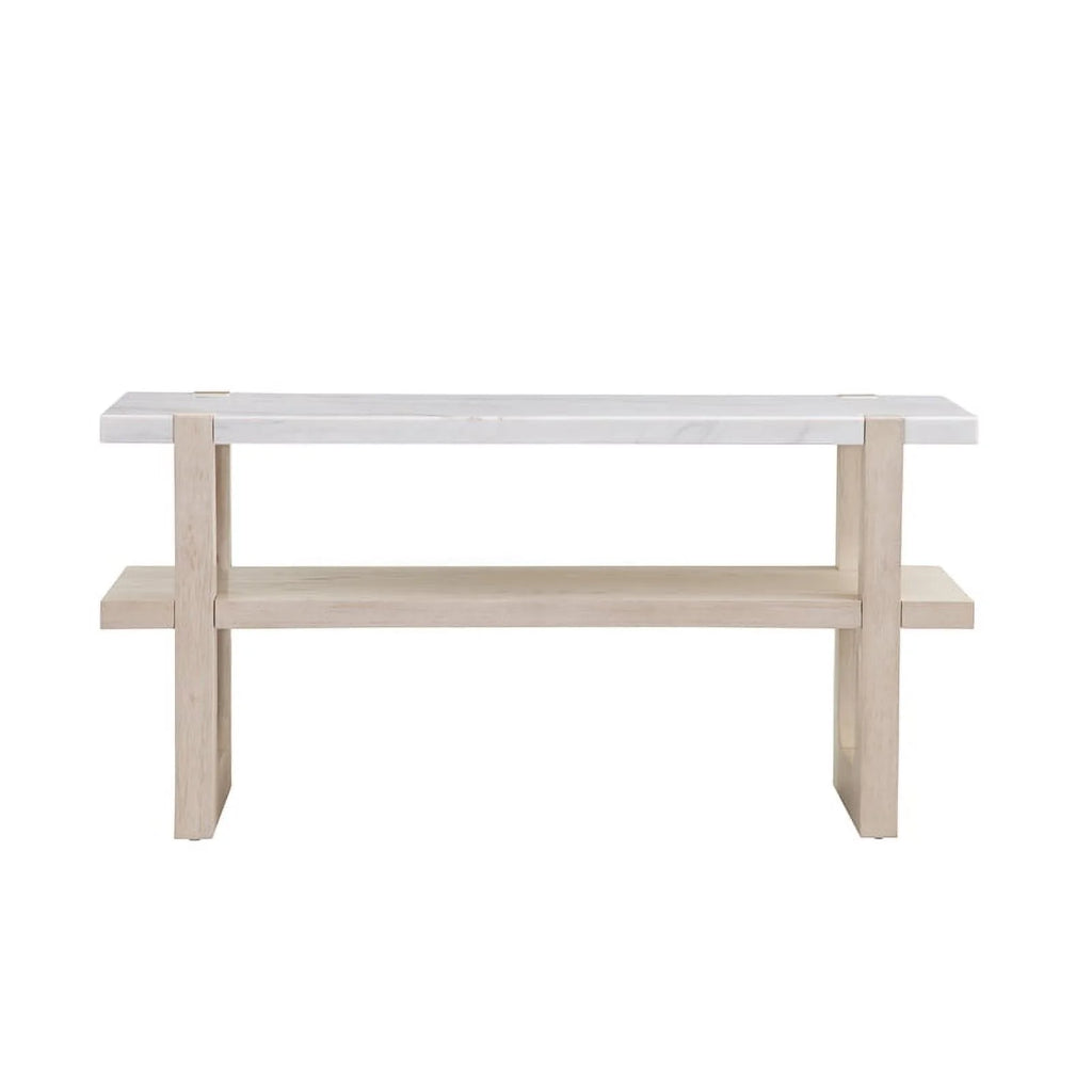 Marble Console Table in Sun-Bleached Ash Brown K39771