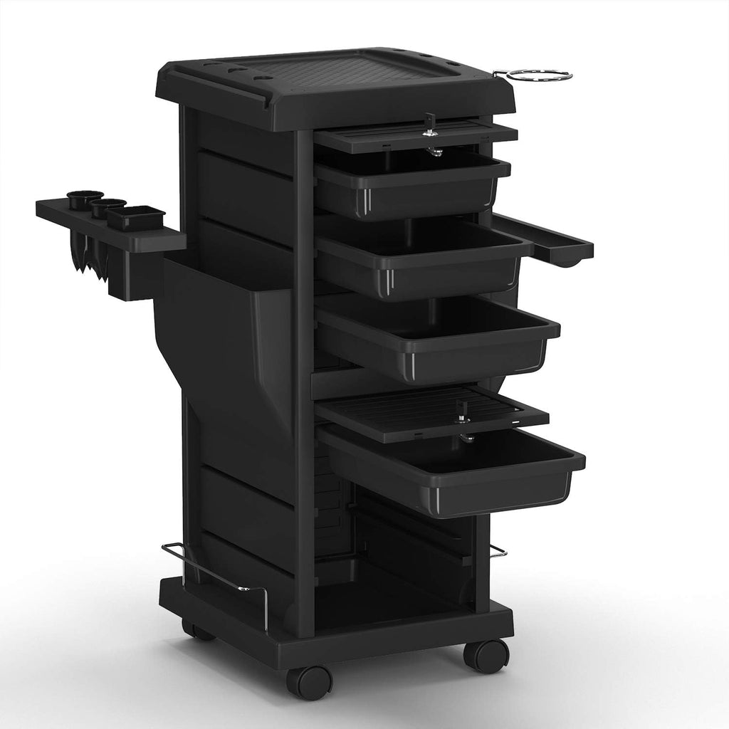 Locking Hair Salon Trolley Rolling Cart with 6 Drawer X455750
