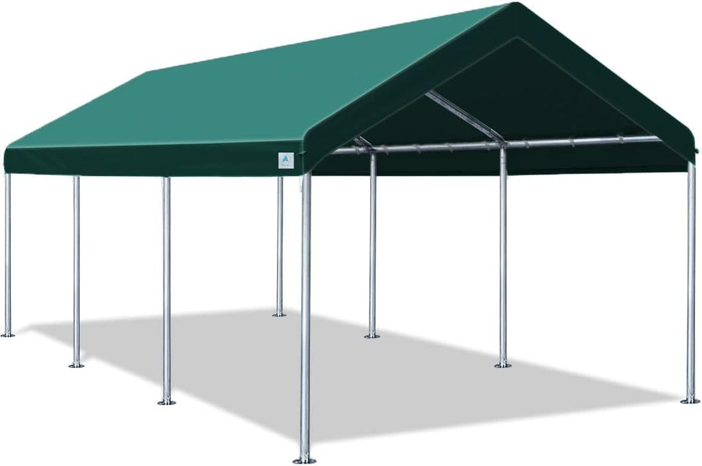 10x20 ft Heavy Duty Carport Car Canopy Garage Boat Shelter Party Tent F54560