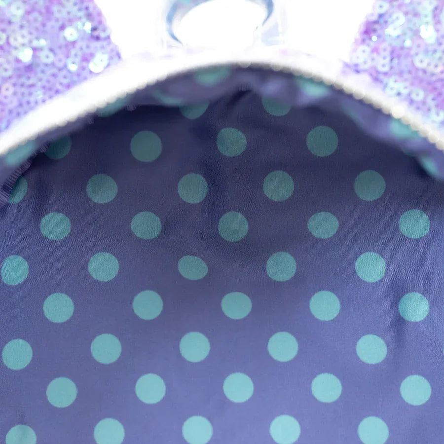Purple Sequin Mini Backpack L366978