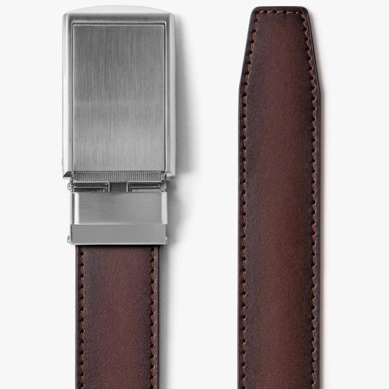 Mahogany Full Grain Leather Belt C3362