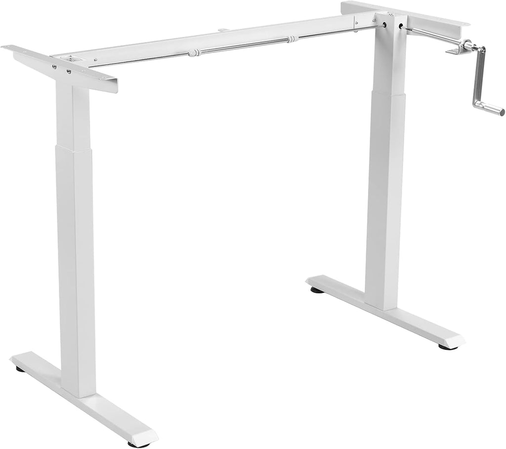Manual Height Adjustable Standing Desk Frame with Cable Management Tray U3551