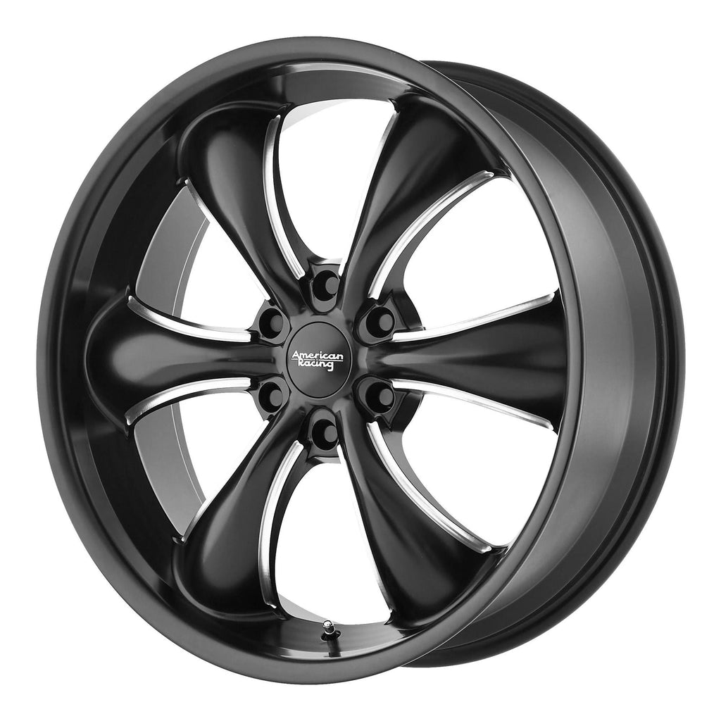 20x8.5 6x135 Black Wheel U2447