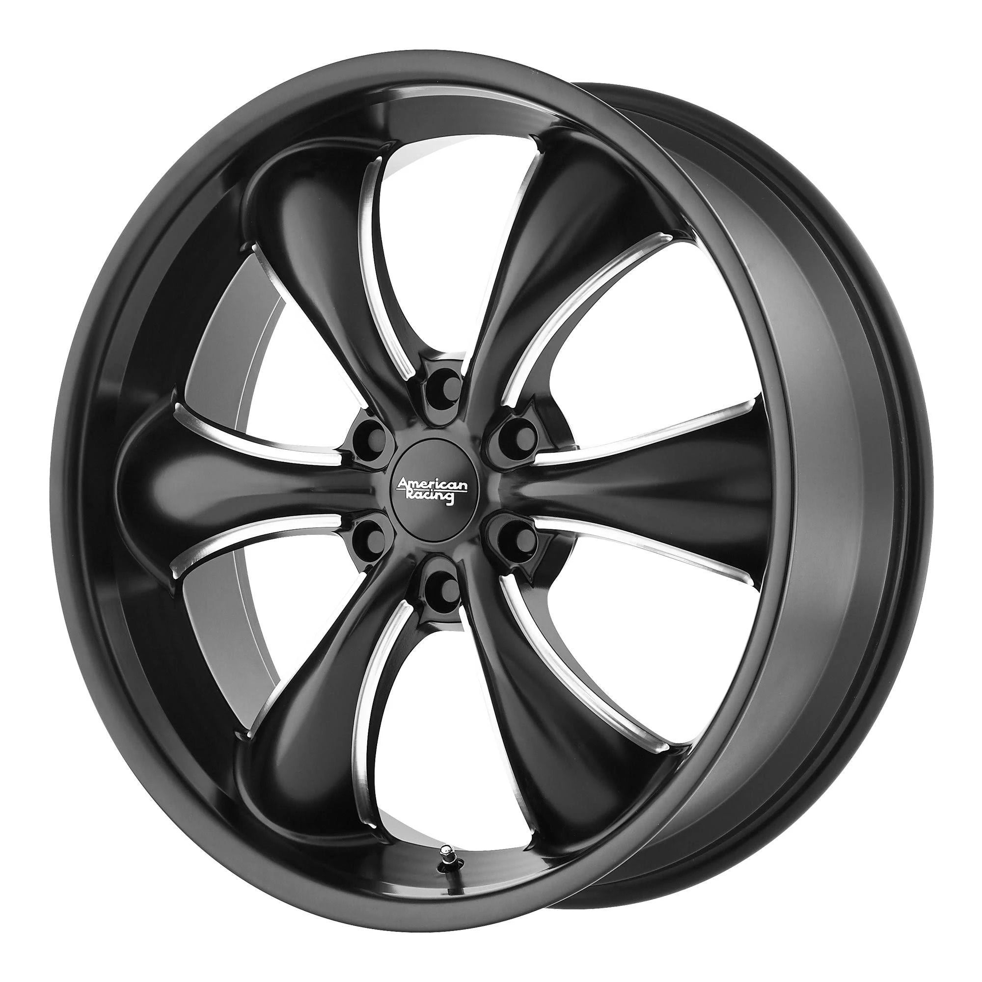 20x8.5 6x135 Black Wheel U2447