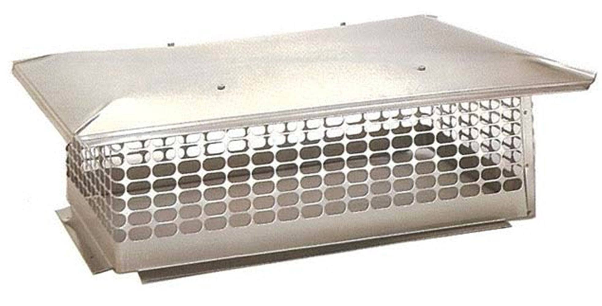 17 x 17-inch Multi Flue Stainless Steel Crown Cap R848