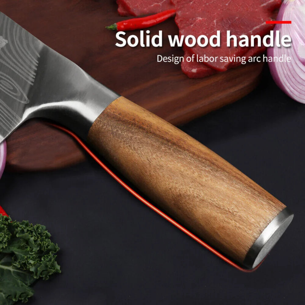 8 Inch Stainless Steel Chef Knife J37312